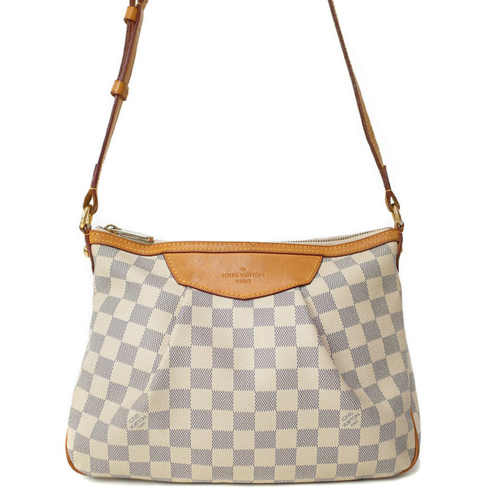 Louis Vuitton Syracuse PM Shoulder Bag Damier Azur